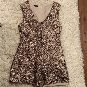 Glittery short romper